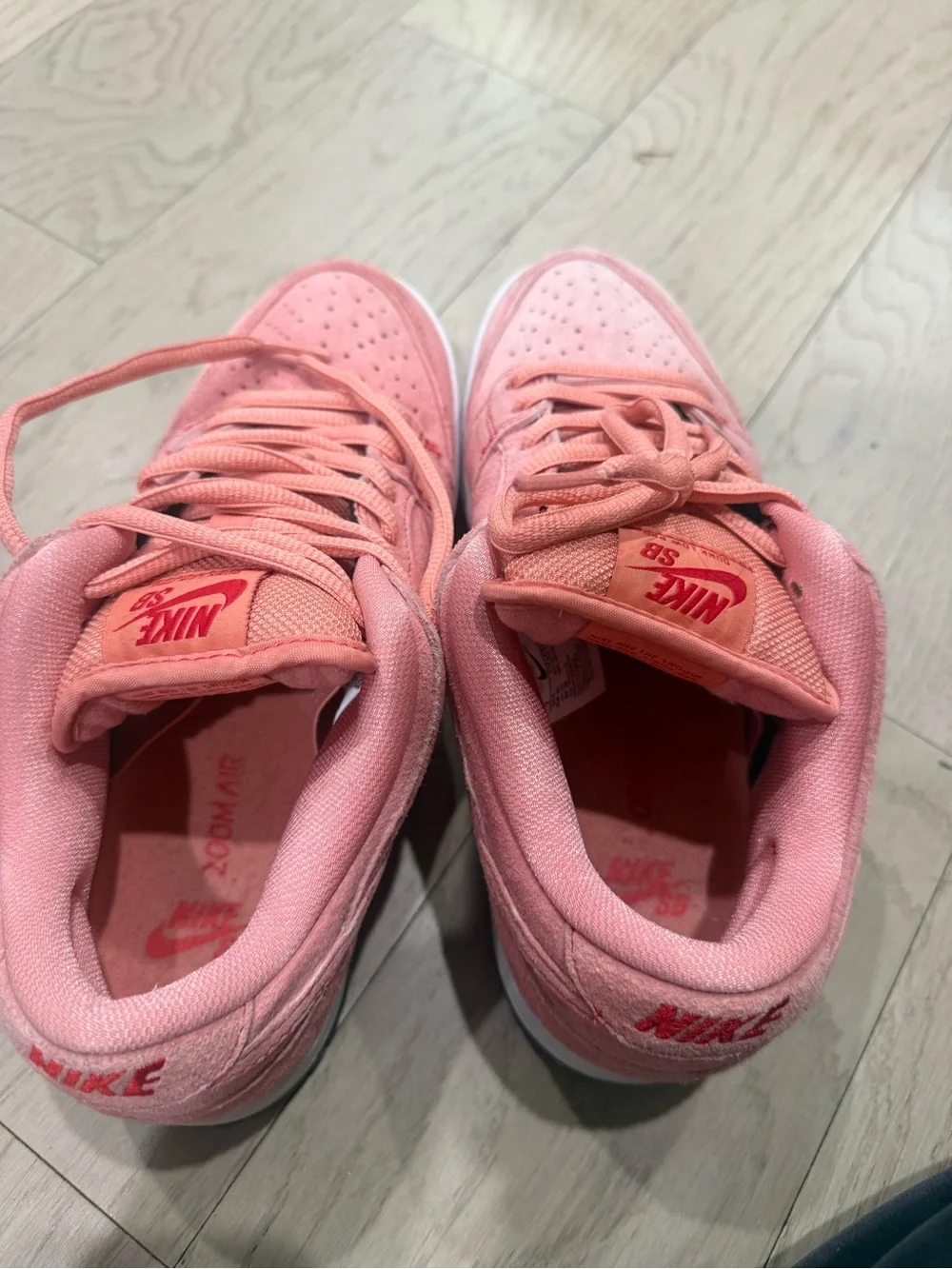 Nike SB Dunk Low Pro Sneakers in Pink Pig